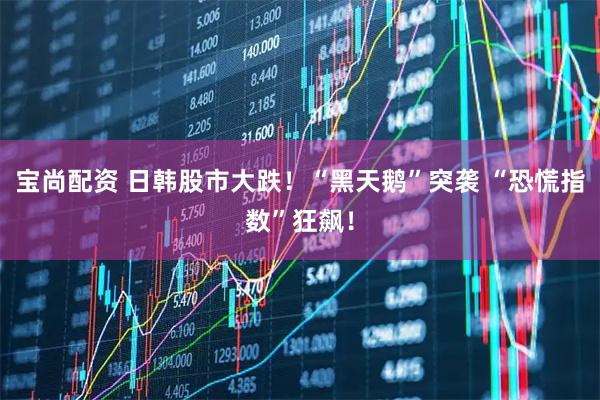 宝尚配资 日韩股市大跌！“黑天鹅”突袭 “恐慌指数”狂飙！