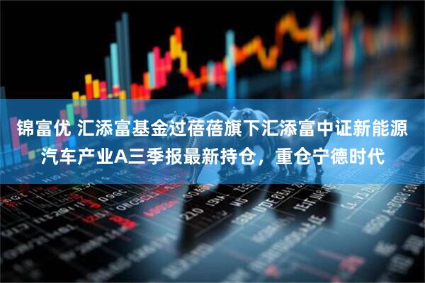 锦富优 汇添富基金过蓓蓓旗下汇添富中证新能源汽车产业A三季报最新持仓，重仓宁德时代